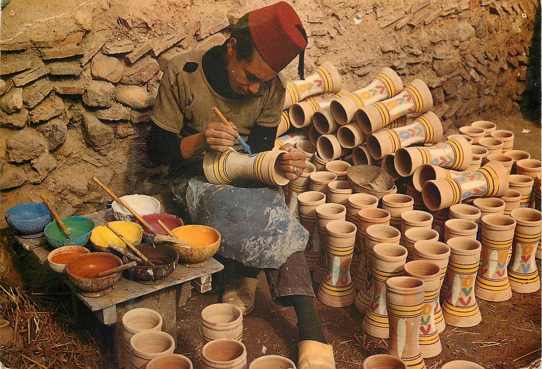 CPM Artisanat du Maroc Potier 