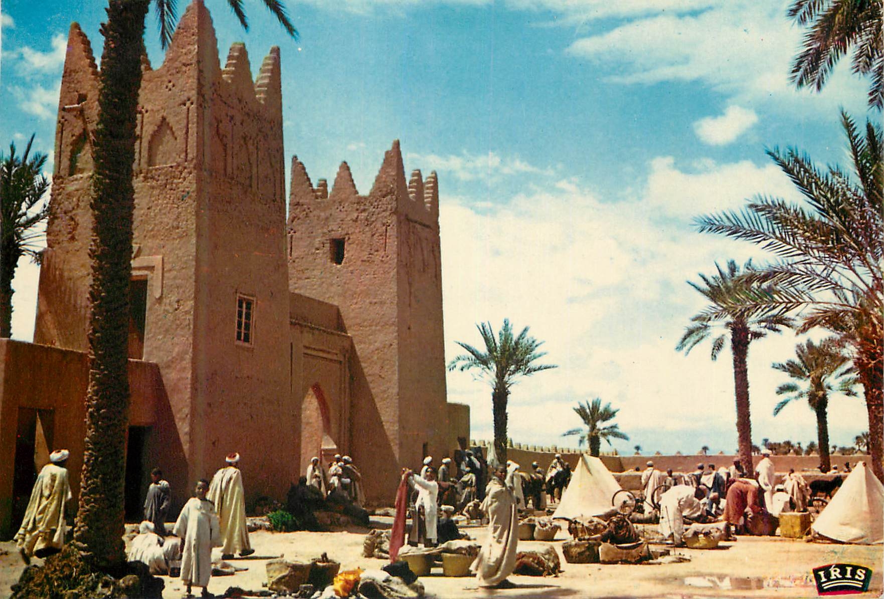CPM Scenes et types du Maroc Tingdate Market Place 