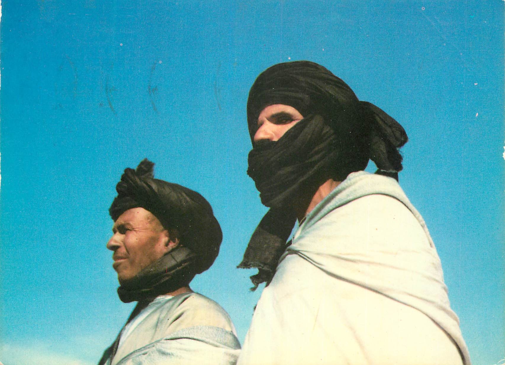 CPM Scenes et types du Maroc Hommes bleus 