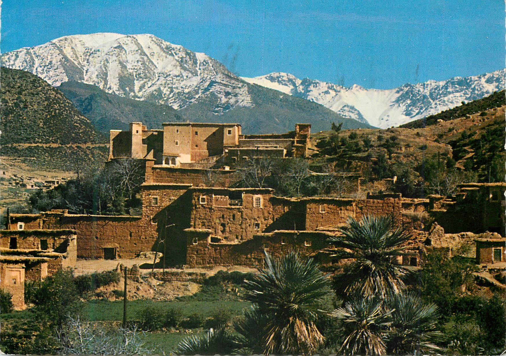 CPM Le Marc Pittoresque La Casbah d Asni et l Oukaimeden 