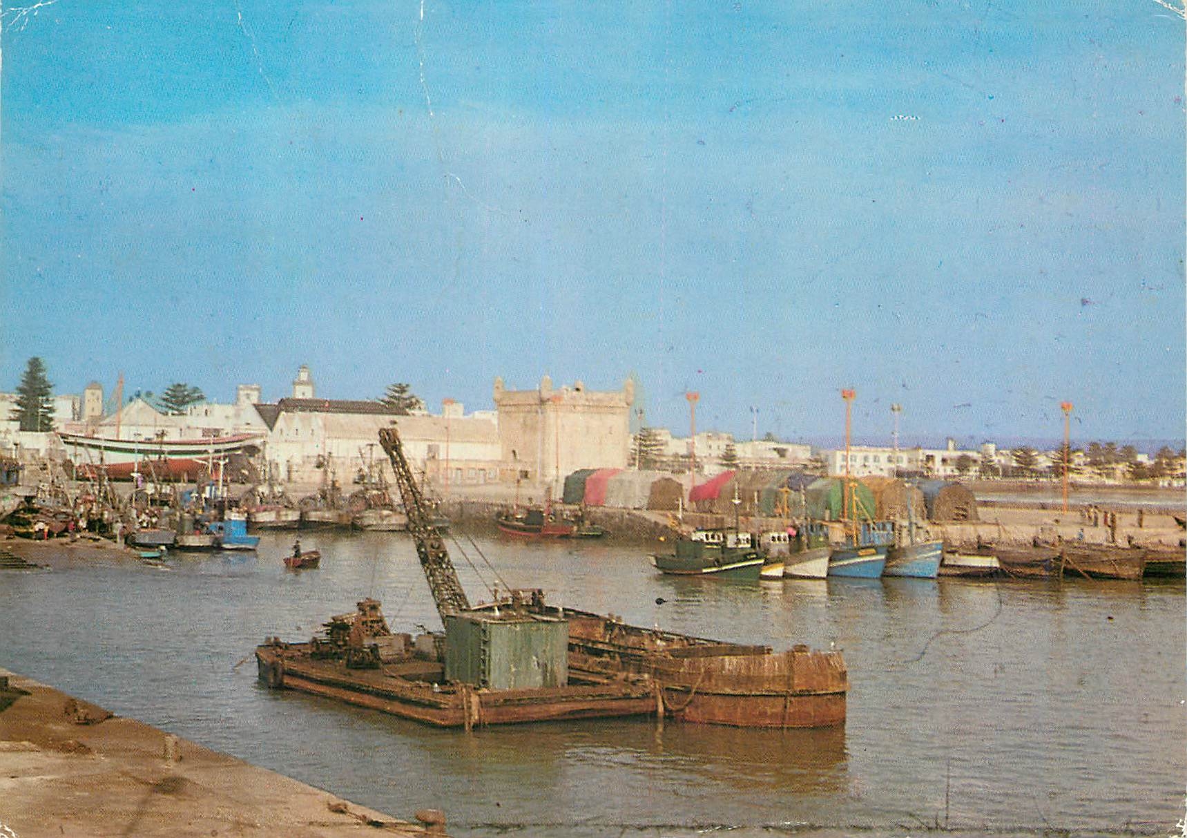 CPM Essaouira Vue sur le Port Bateaux