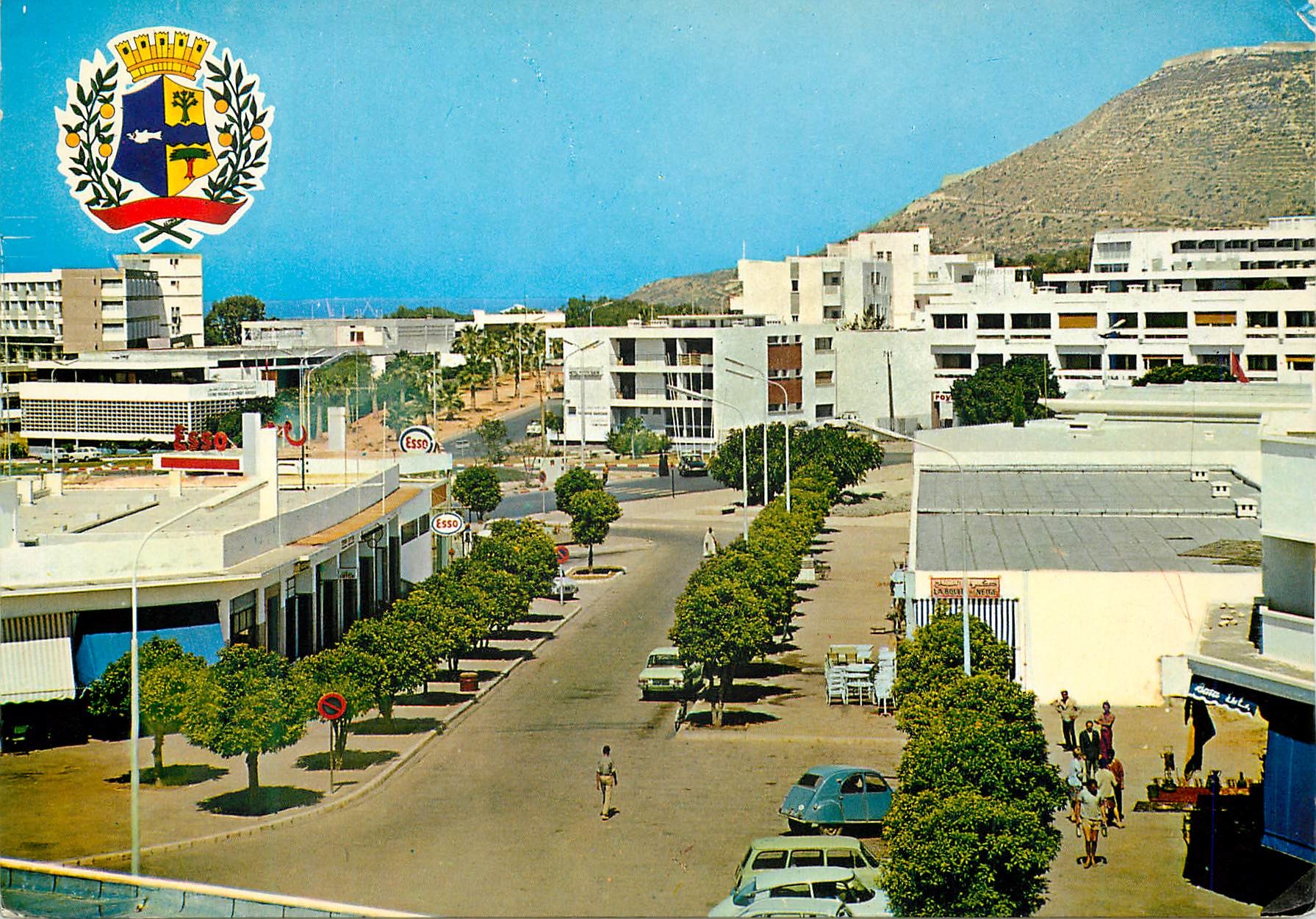 CPM Panorama d Agadir et Armoiries de la Province 