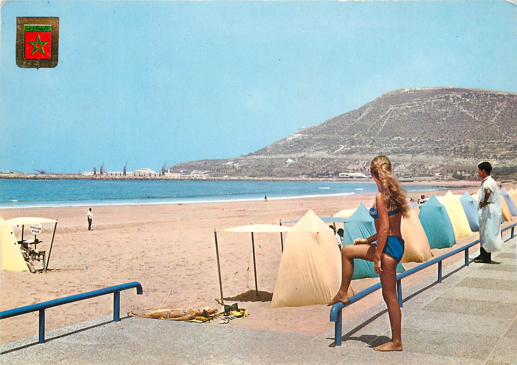 CPM Agadir Plage 
