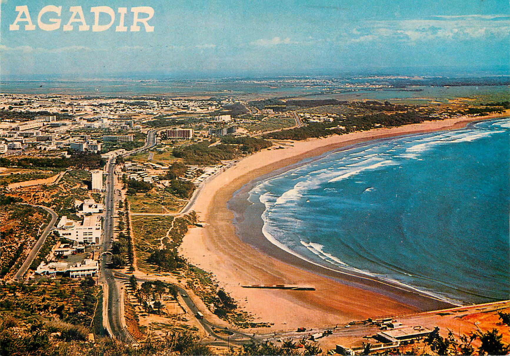 CPM Agadir Vue panoramique de la baie 