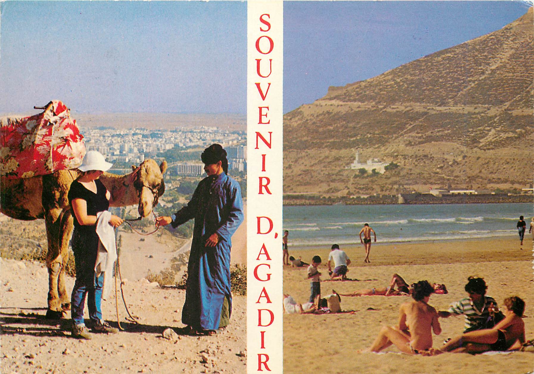CPM Agadir Vue panoramique La plage 