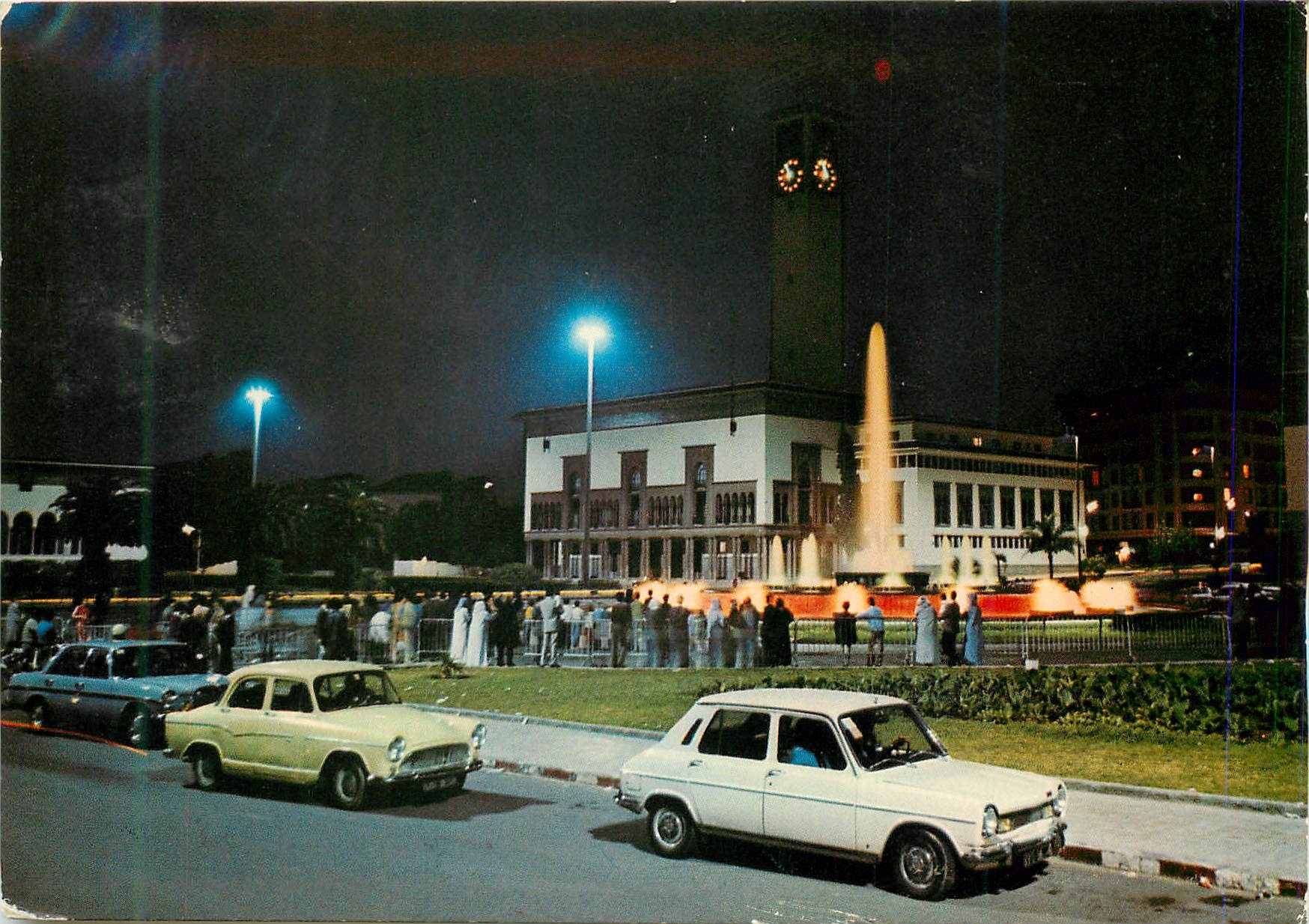 Casablanca — Fontaine Lumineuse et Musicale — Place des Nations-Unies — Photo ITTAH