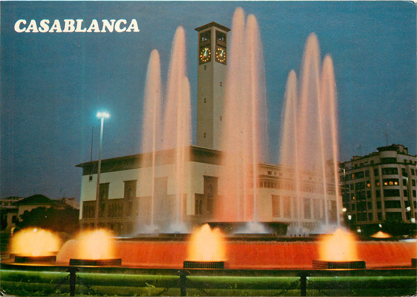 Casablanca — Fontaine lumineuse et musicale — ITTAHCOLOUR n° 87