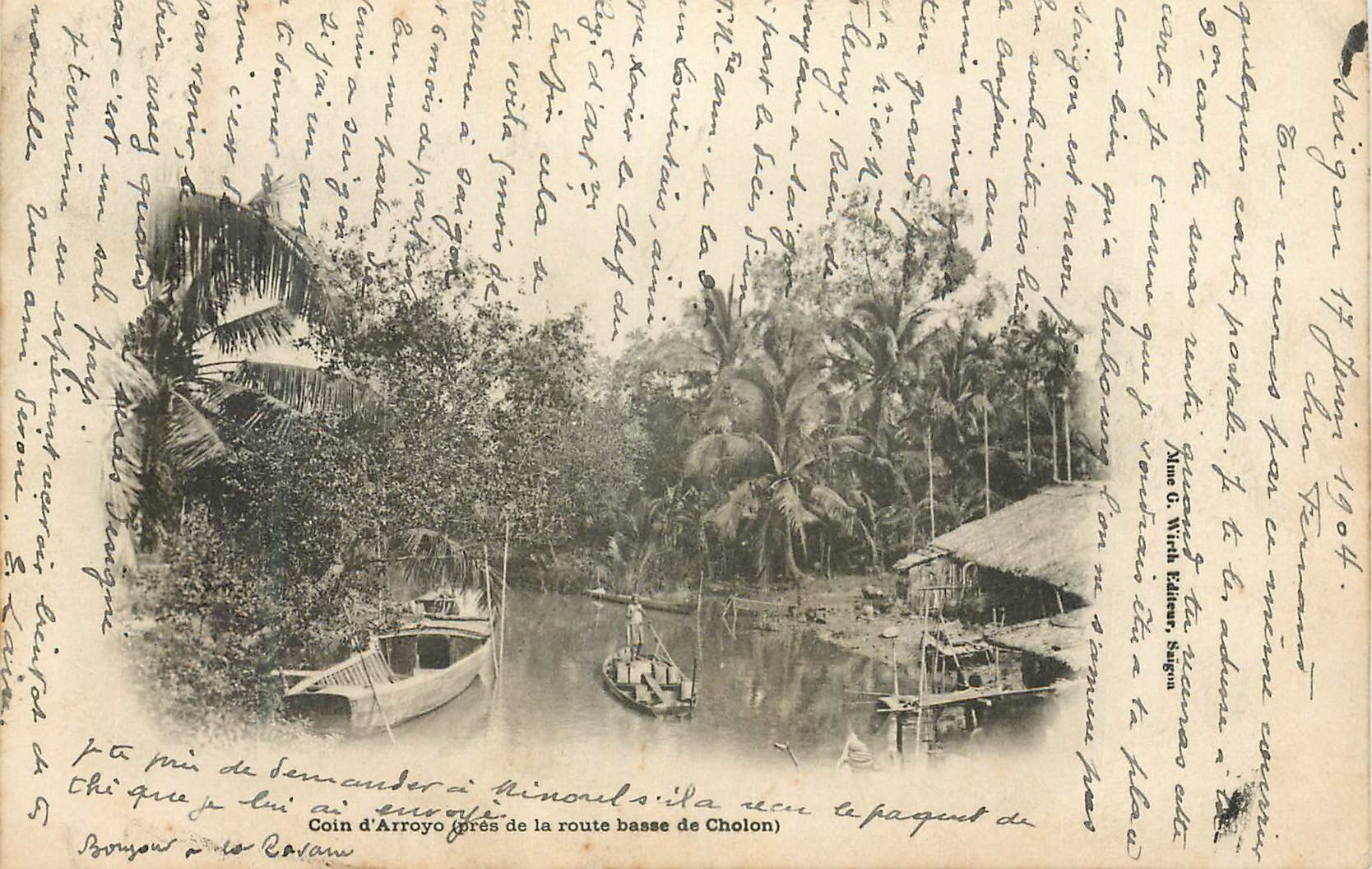 CPA Coin d Arroyo pres de la route basse de Cholon 