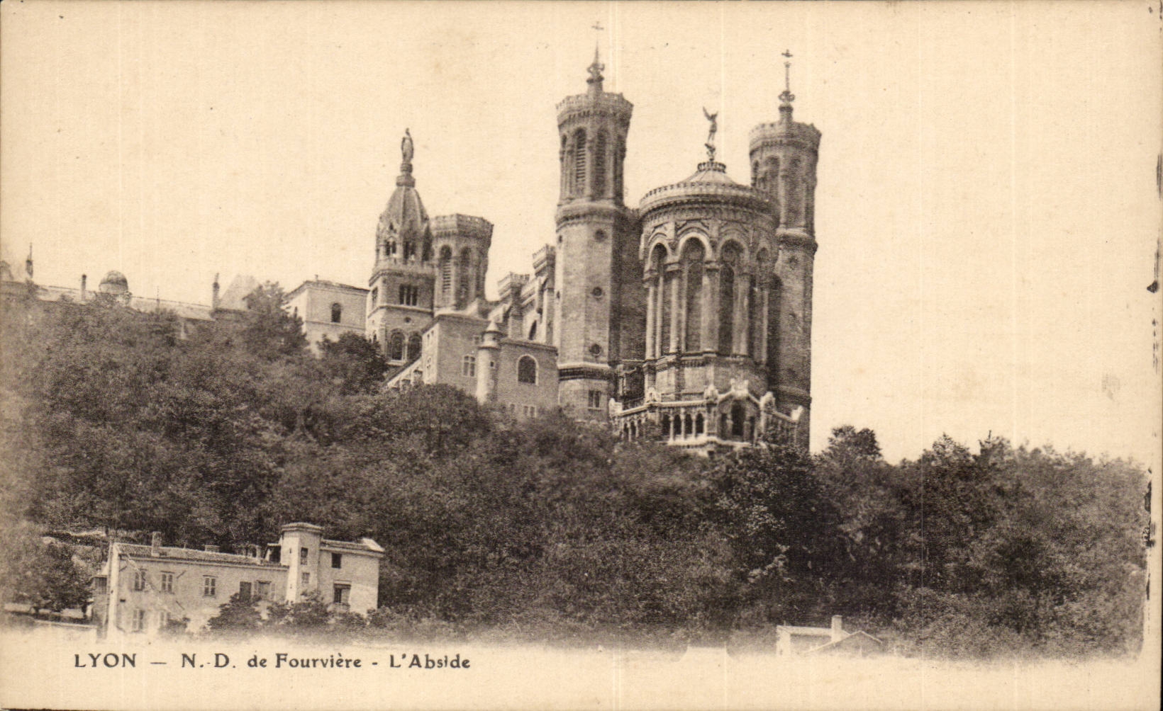 Lyon- Notre-Dame de Fourviere - L'Abside- CPA