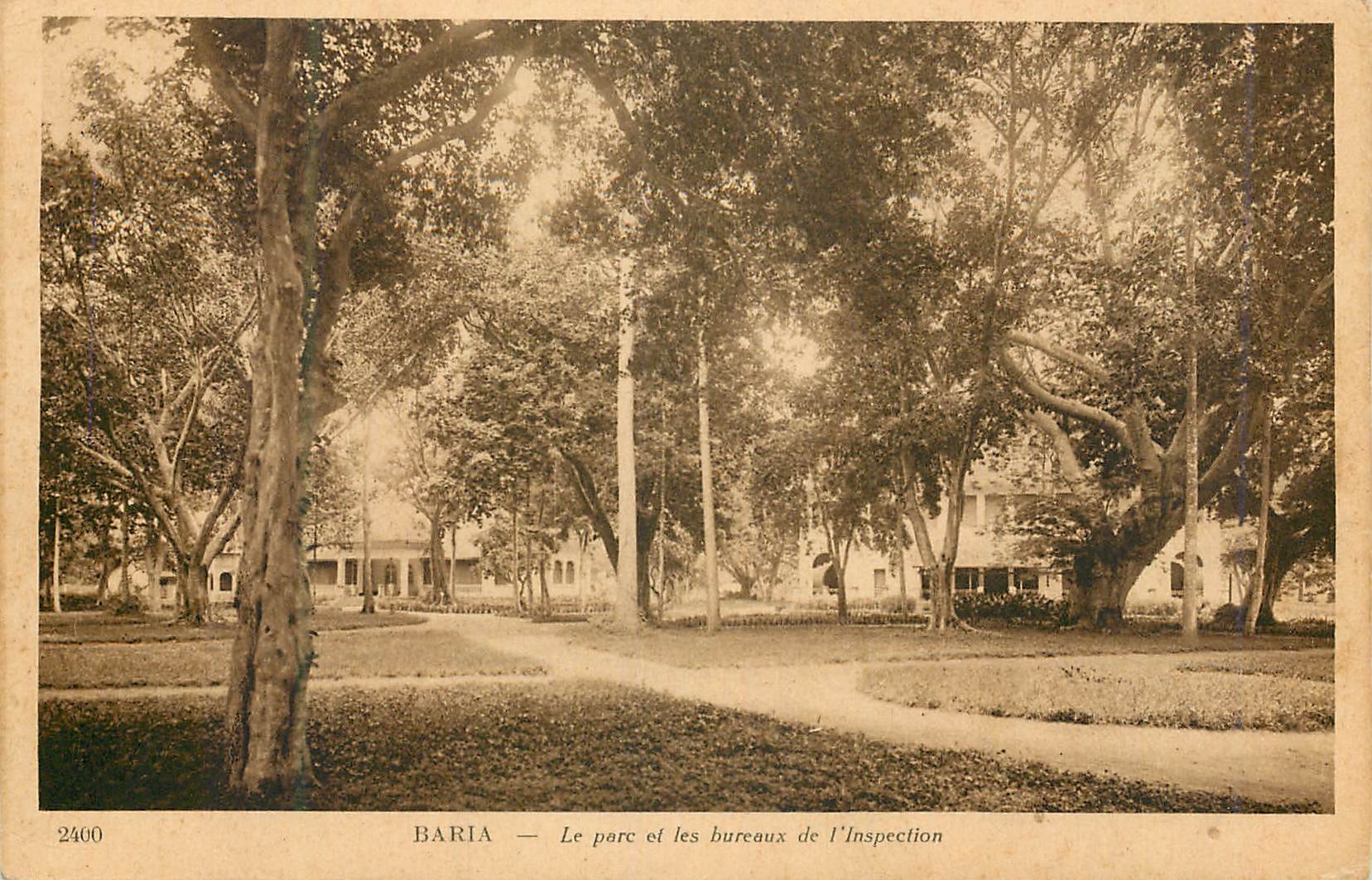 CPA Baria Le parc et les bureaux de l'Inspection 