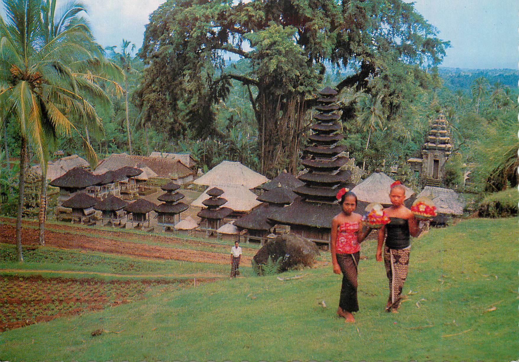 CPM The sacred Pura Kehen biult in terraces on the lower slope of a hill not far from Bangli Bali 