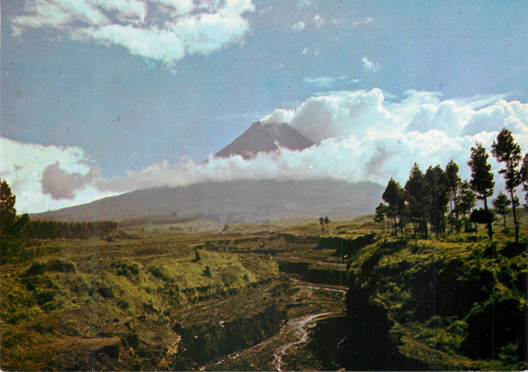 CPM A view of the Merapi Volcano from Jurang Jero near Yogyakarta Indonesia 