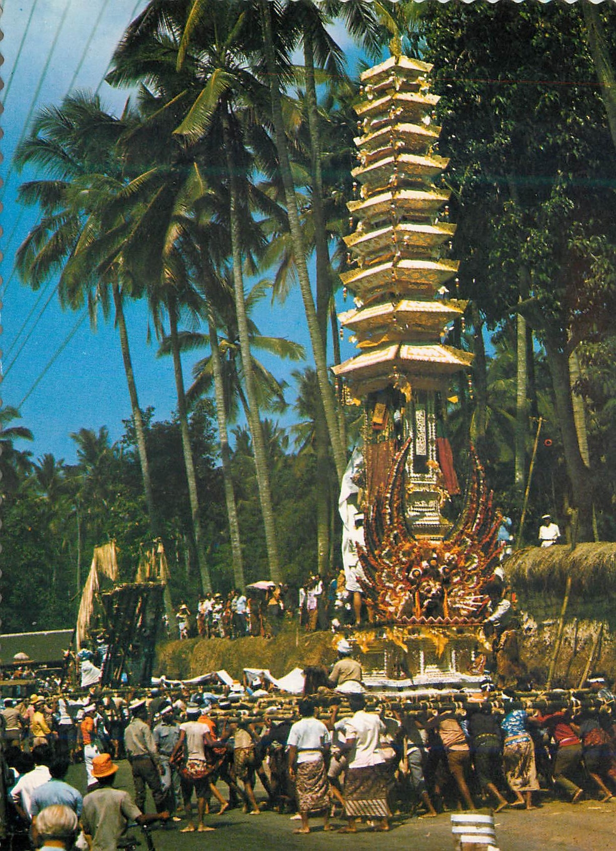 CPM The Traditional cremation tower seen in Bali 