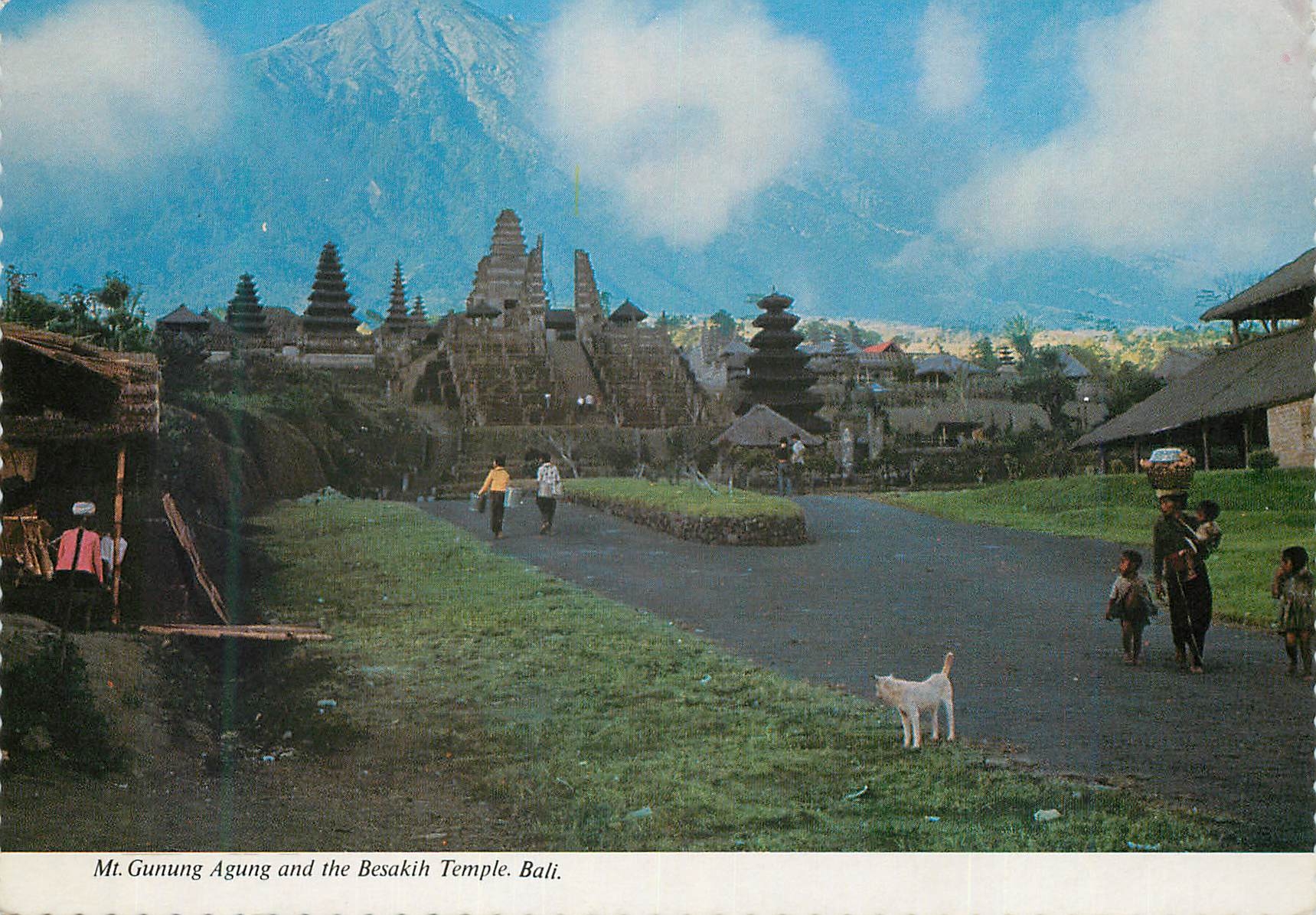 CPM Mt Gunung Agung and the Besakih Temple Bali 