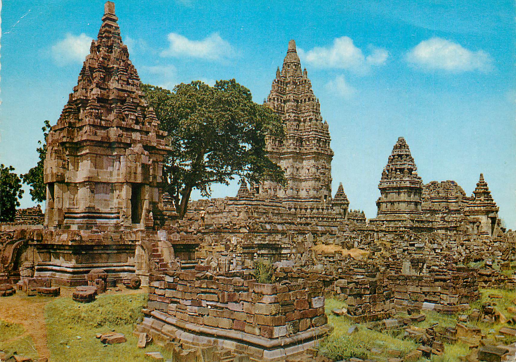 CPM The whole view of Prambanan Temple 
