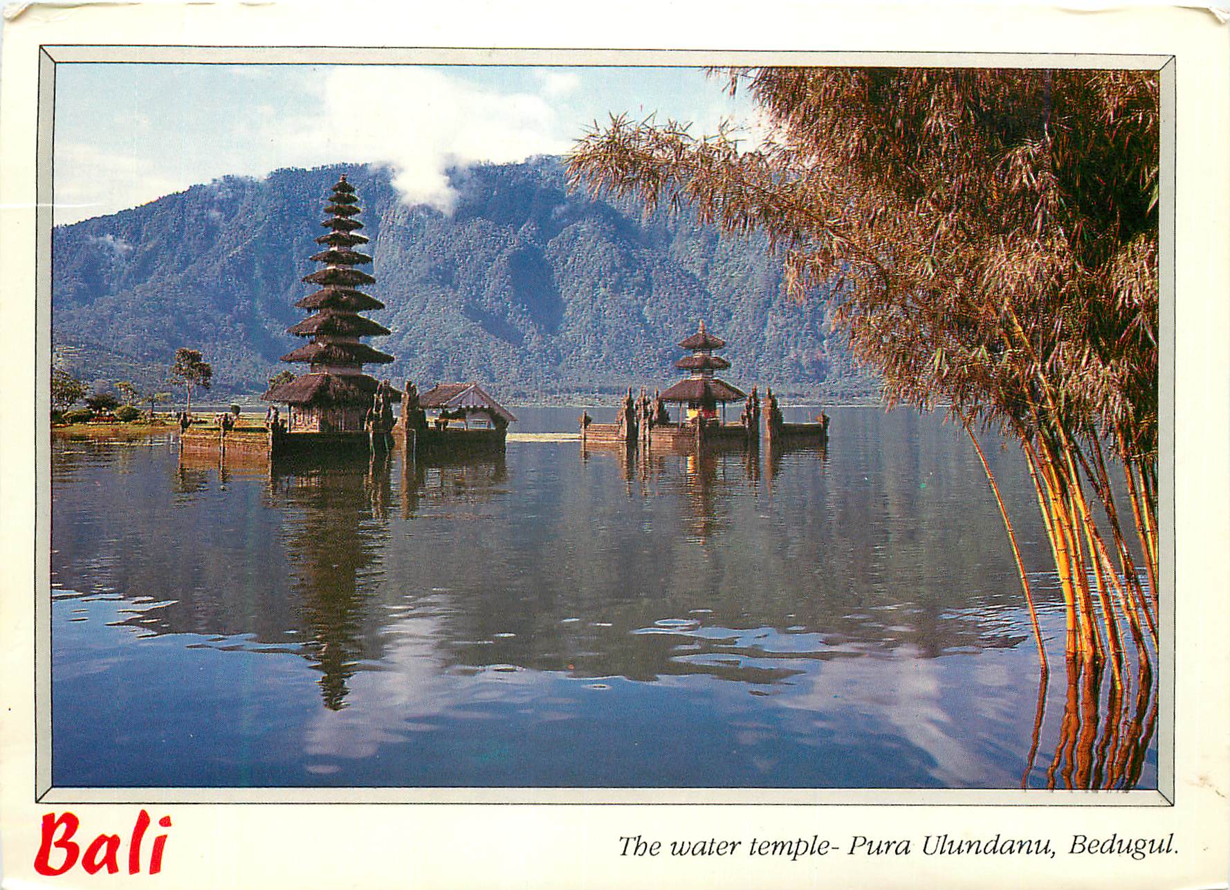 CPM Bali The water temple Pura Ulundanu Bedugul 