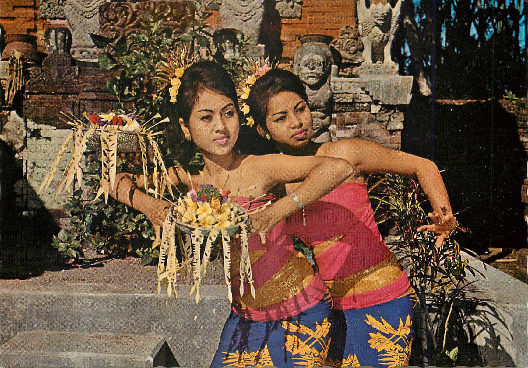 CPM Two Balinese girls performing the welcome dance 