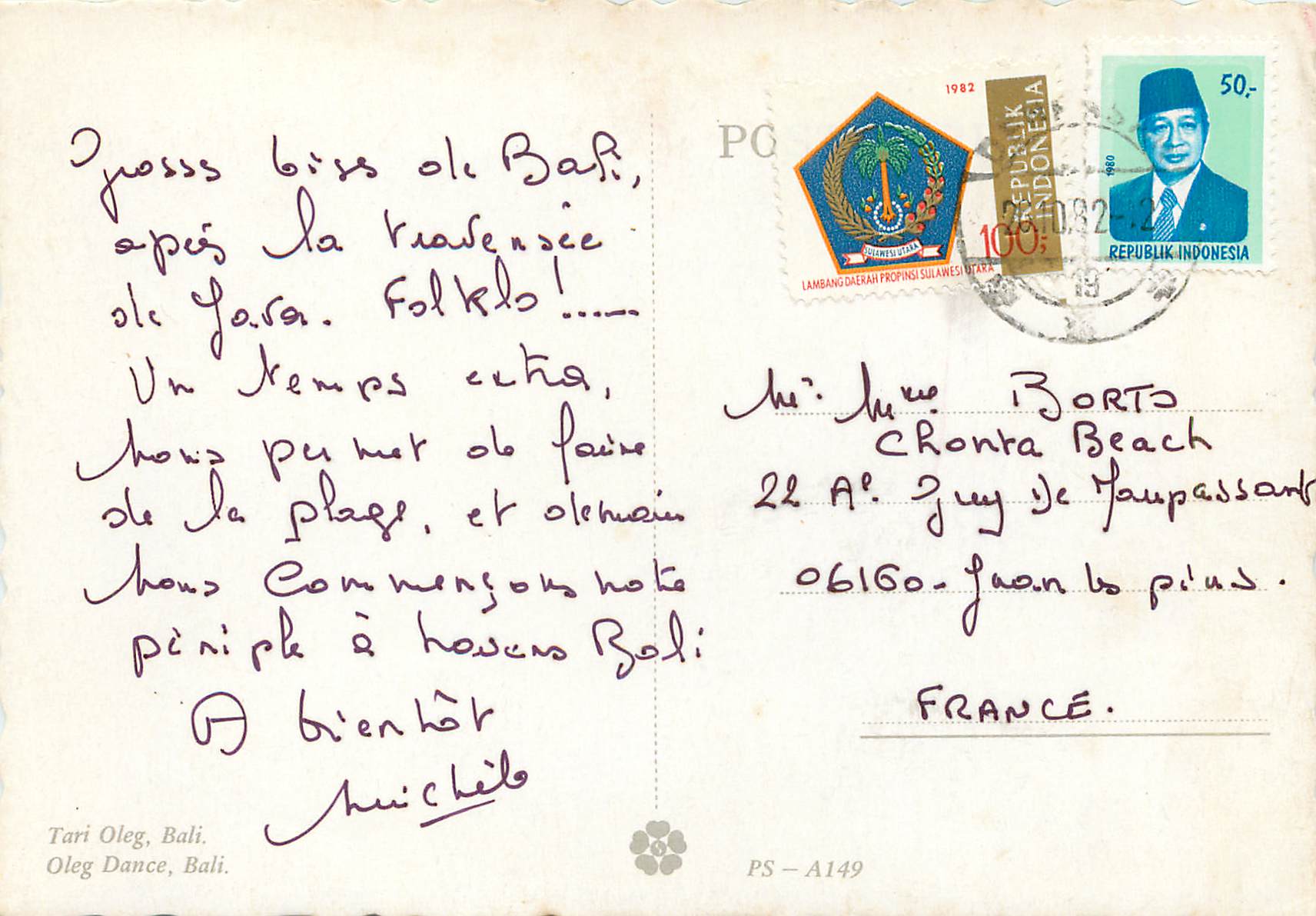 CPM Tari Oleg Bali  — Rückseite