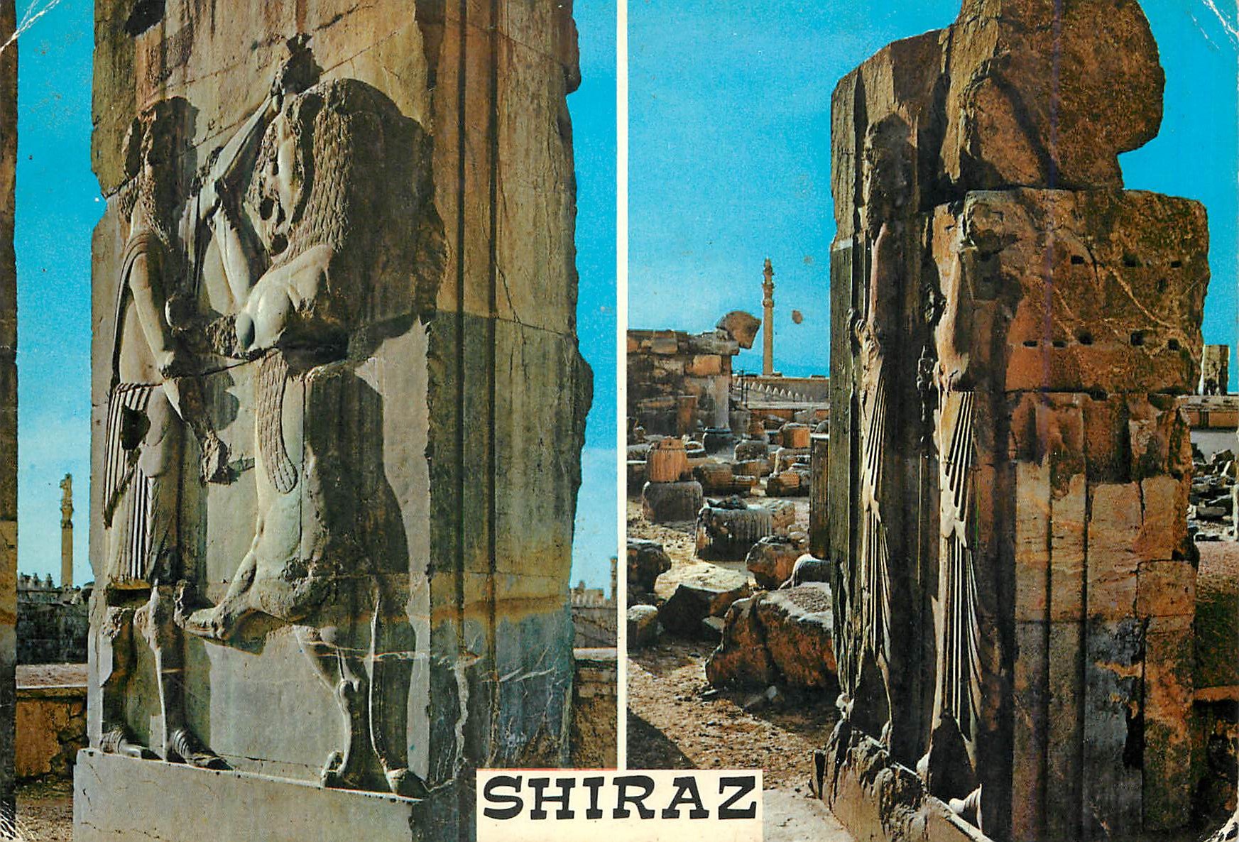 Persepolis — Porte du palais de Darius — éditeur ROTALCOLOR