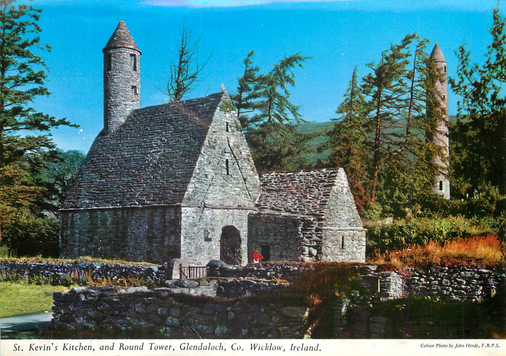CPM St Kevins kitchen and round tower Glendalough Co Wicklow Ireland 