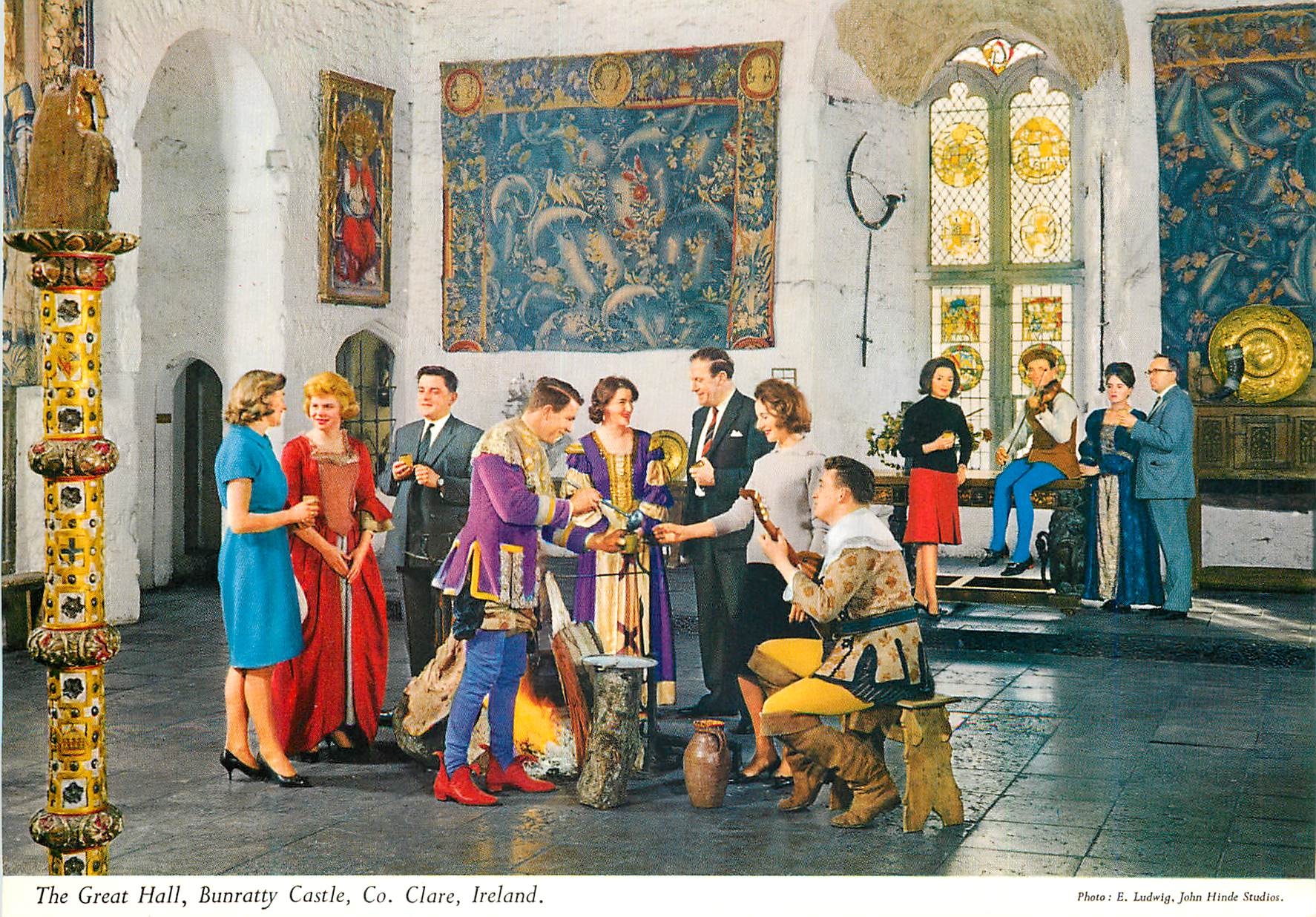 CPM The Great Hall Bunratty Castle Co Clare Ireland 