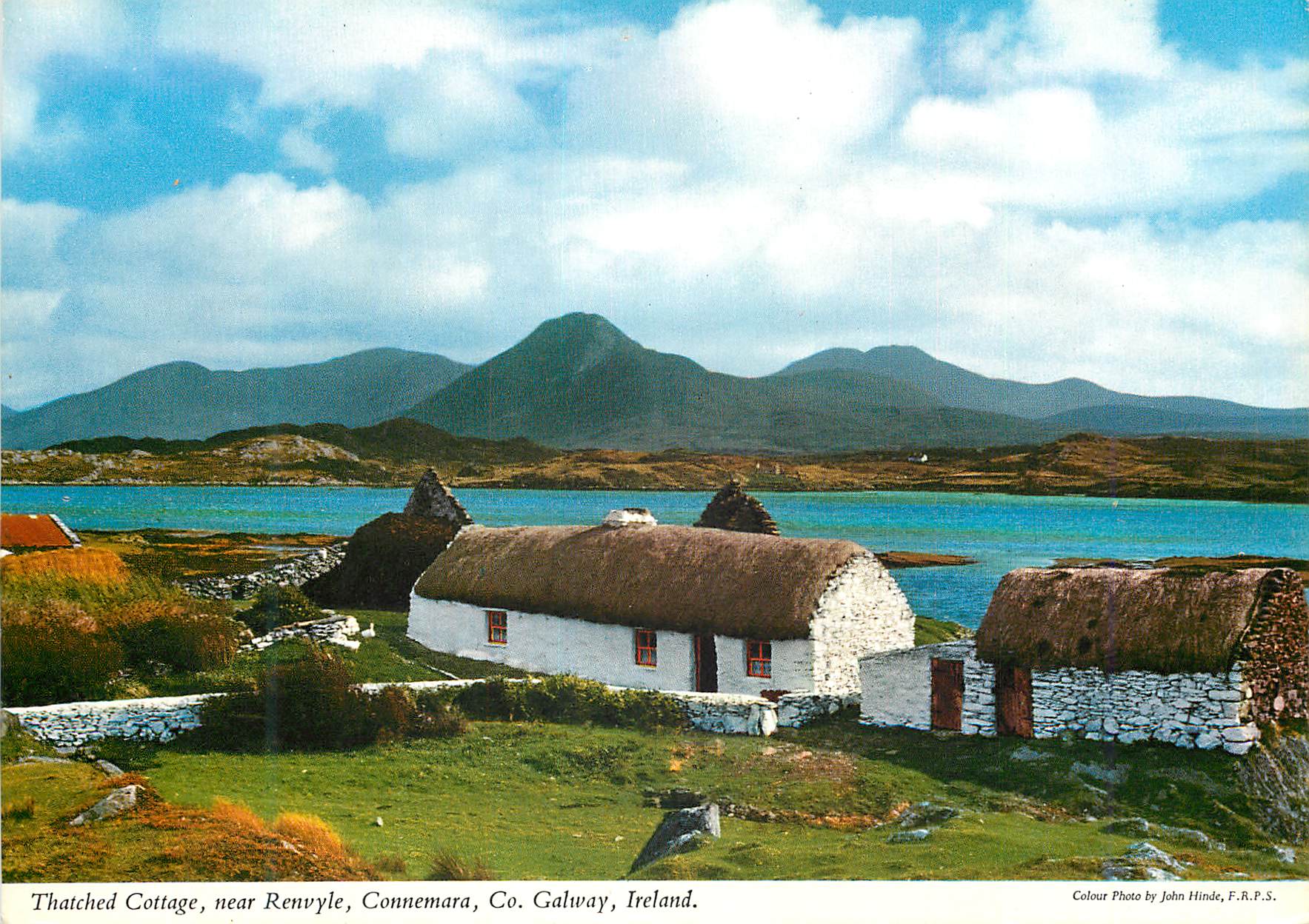 CPM Thatched Cottage near Renvyle Connemara Co Galway Ireland Ane Donkey
