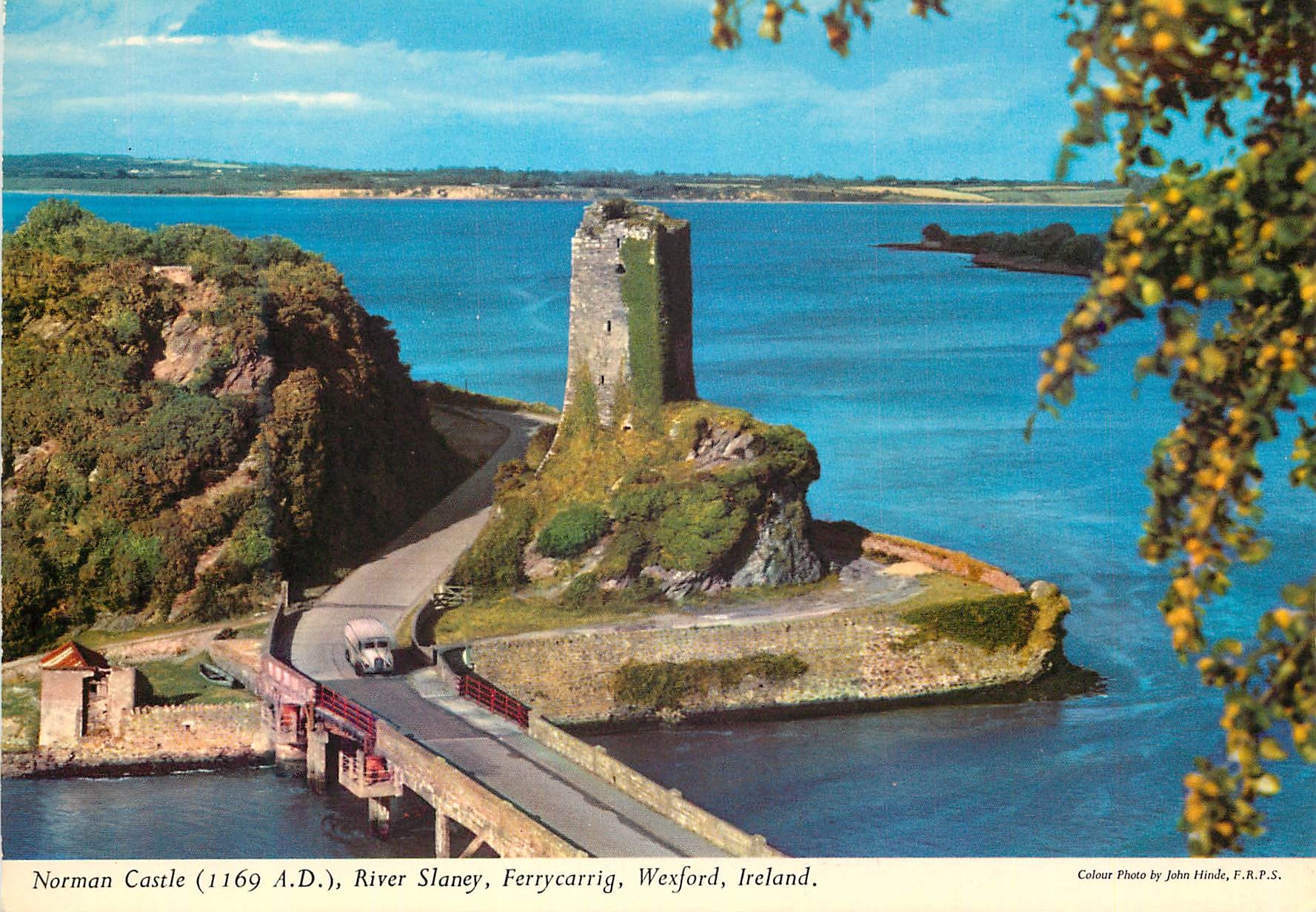 CPM Norman Castle River Slaney Ferrycarig Wexford Ireland 