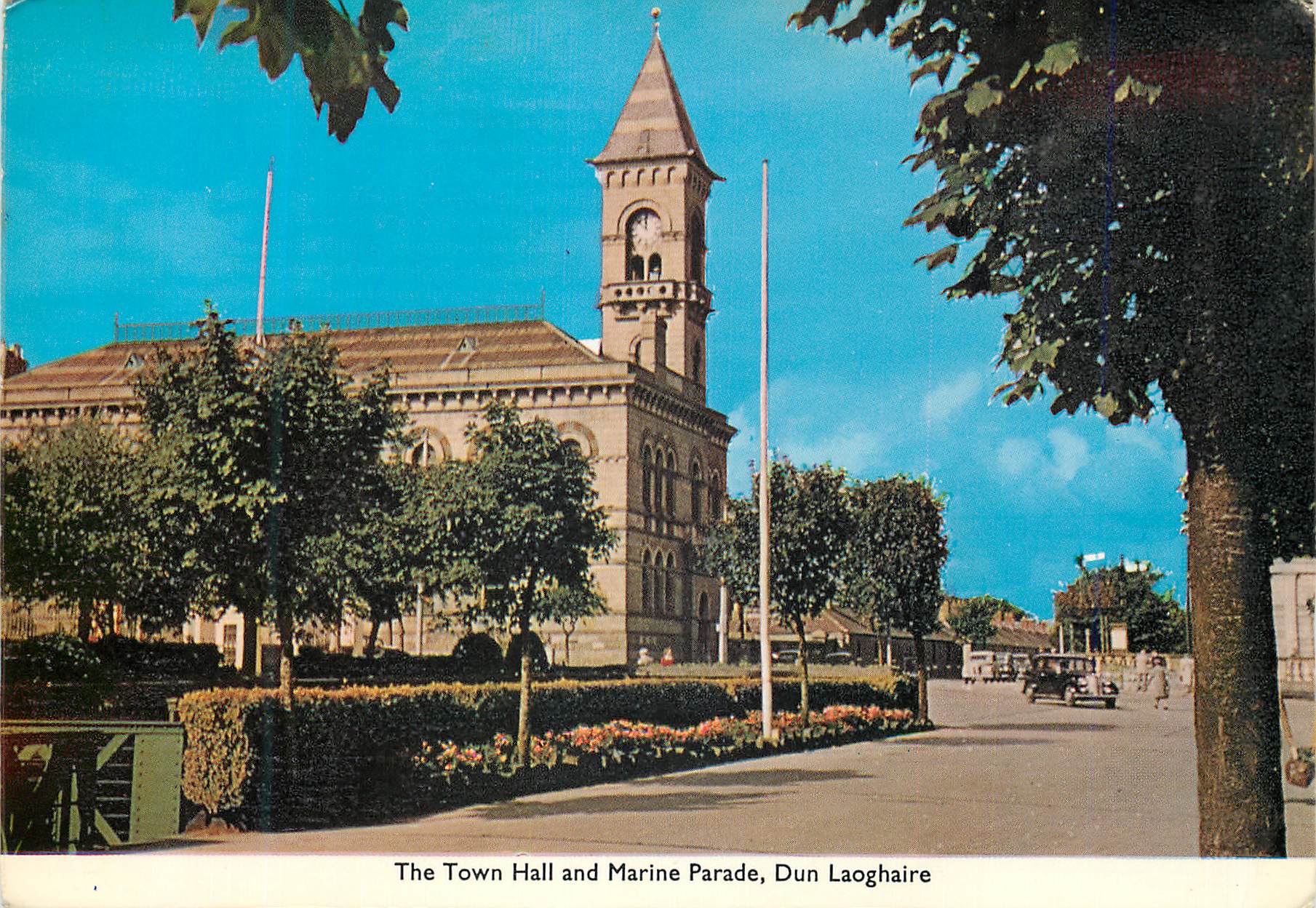 CPM The Town Hall and Marine Parade Dun Laoghaire 