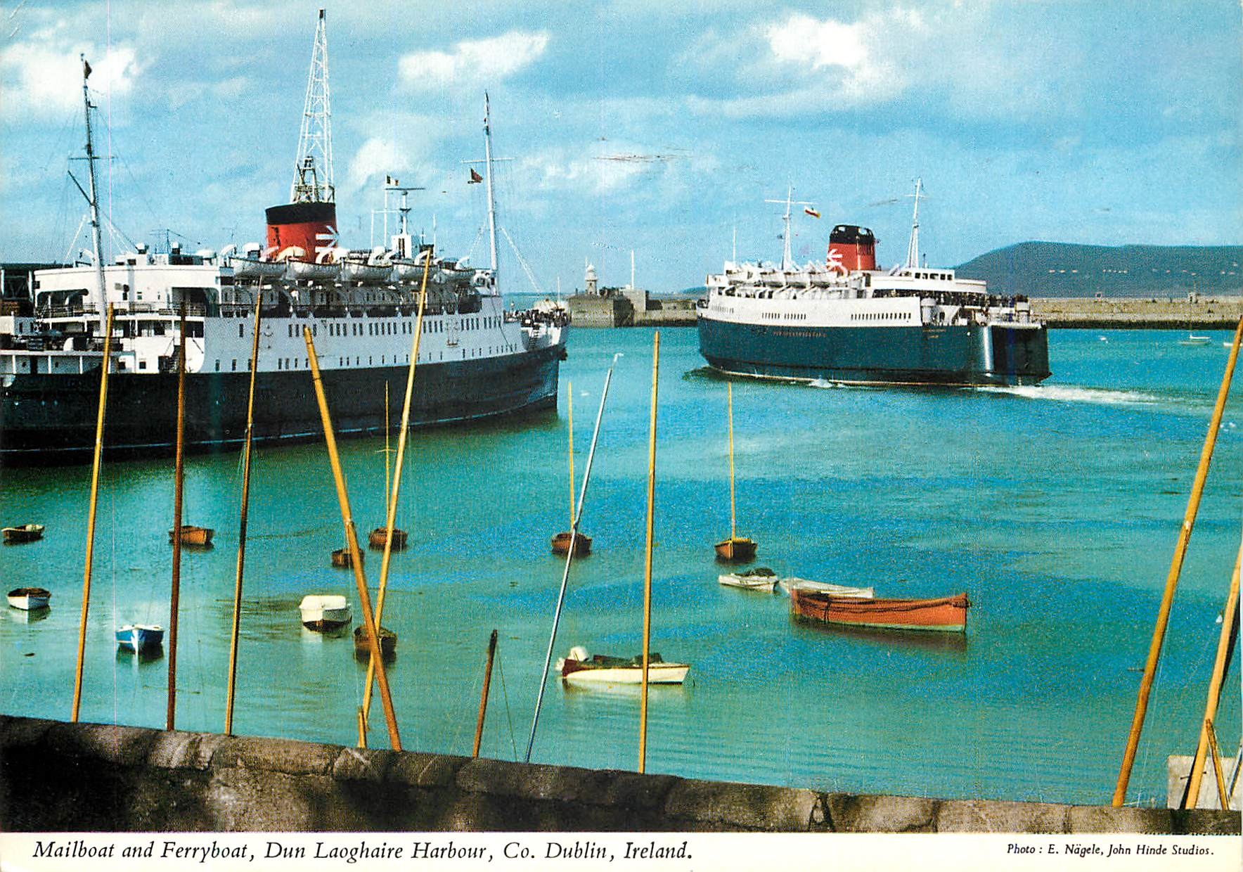 CPM Mailboat and Ferryboat Dun Laoghaire Harbour Co Dublin Ireland Bateaux