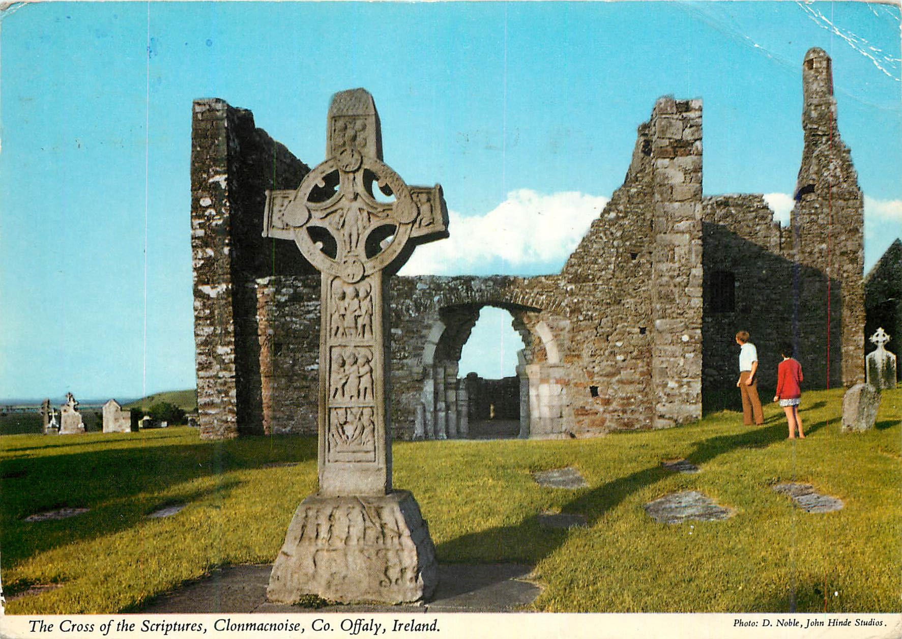 CPM The Cross of Scriptures Clonmacnoise Co Offaly Ireland 