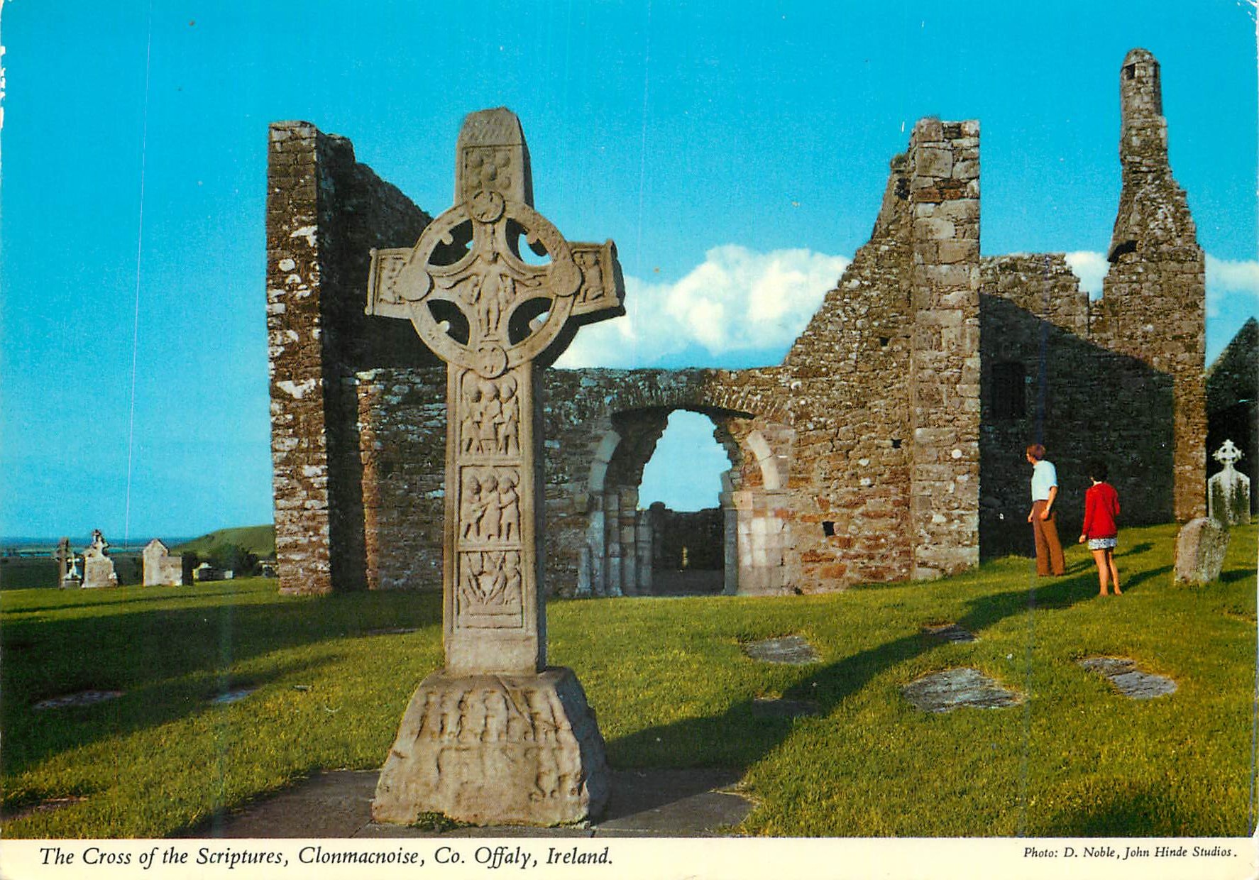 CPM The Cross of the Scriptures Clonmacnoise Co Offaly Ireland 