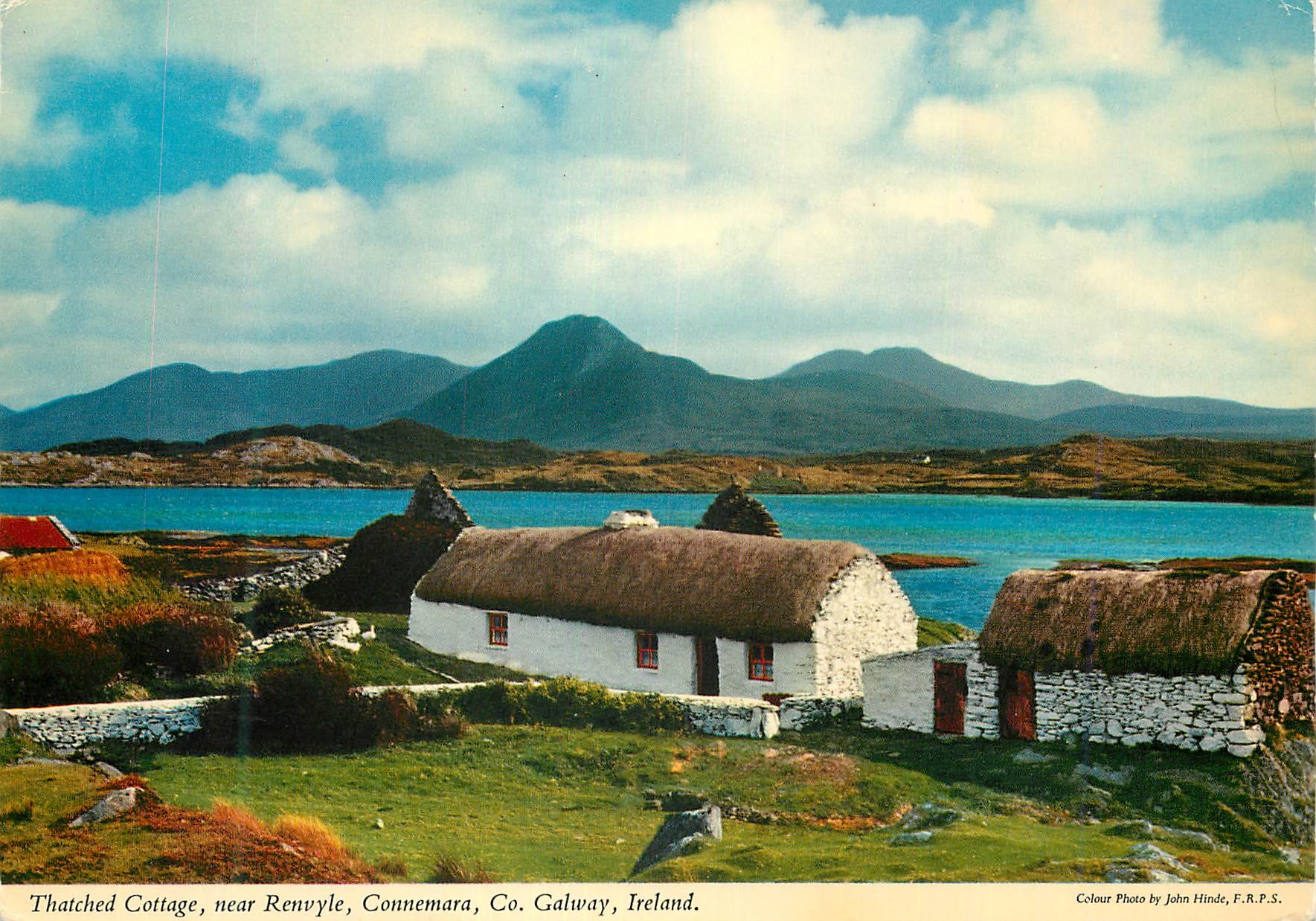 CPM Thatched cottage near Renvyle Connemara Co Galway Ireland 