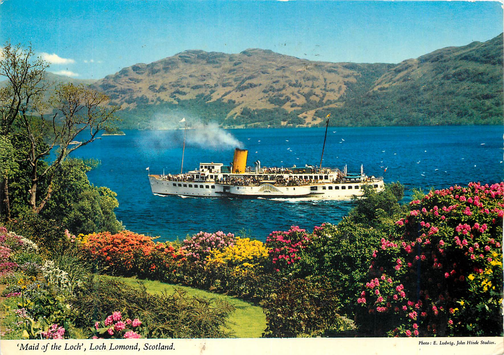 CPM Maid of the Loch Lomond Scotland Bateau