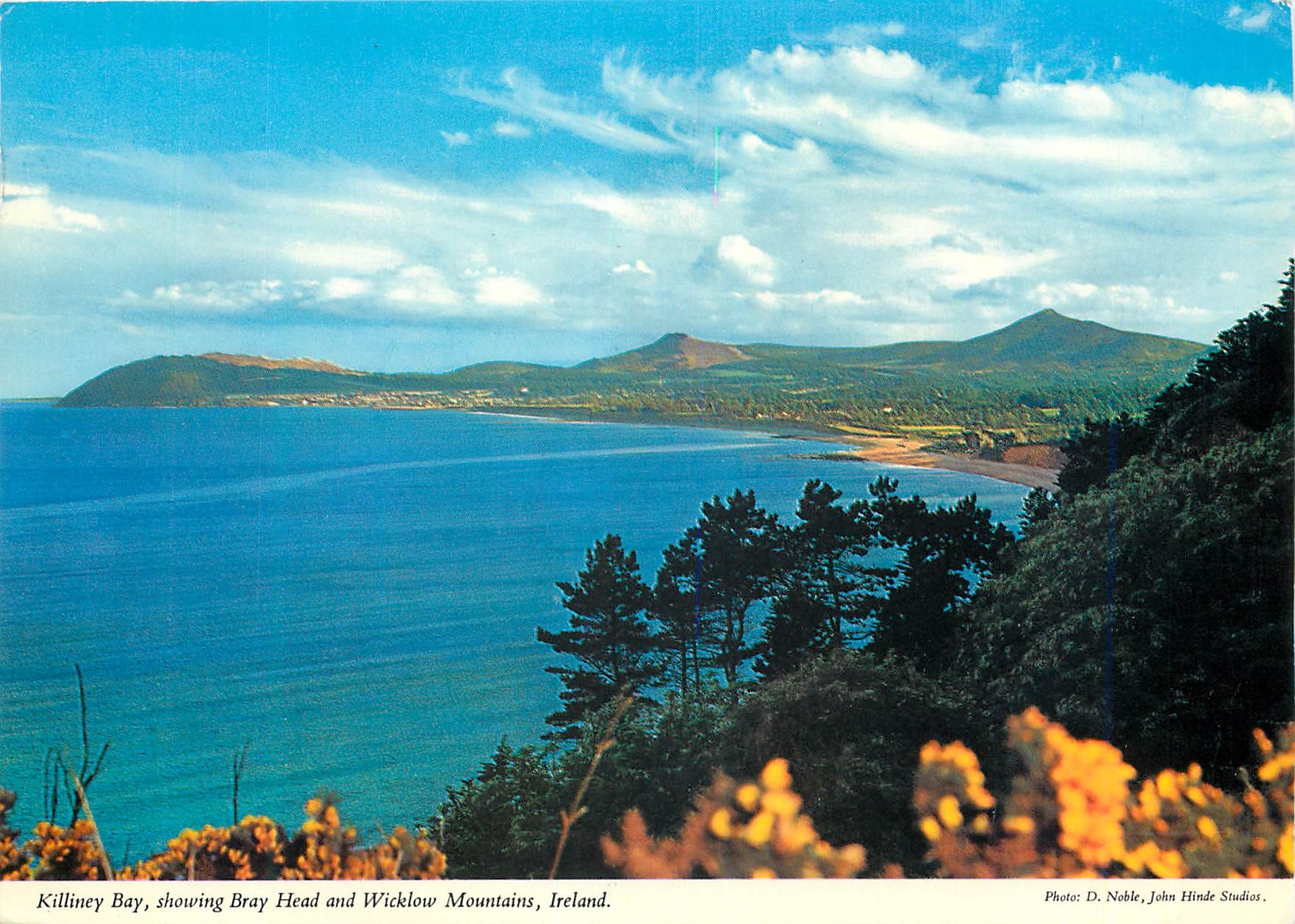 CPM Killarney Bay showing Bray head and Wicklow Mountains Ireland 