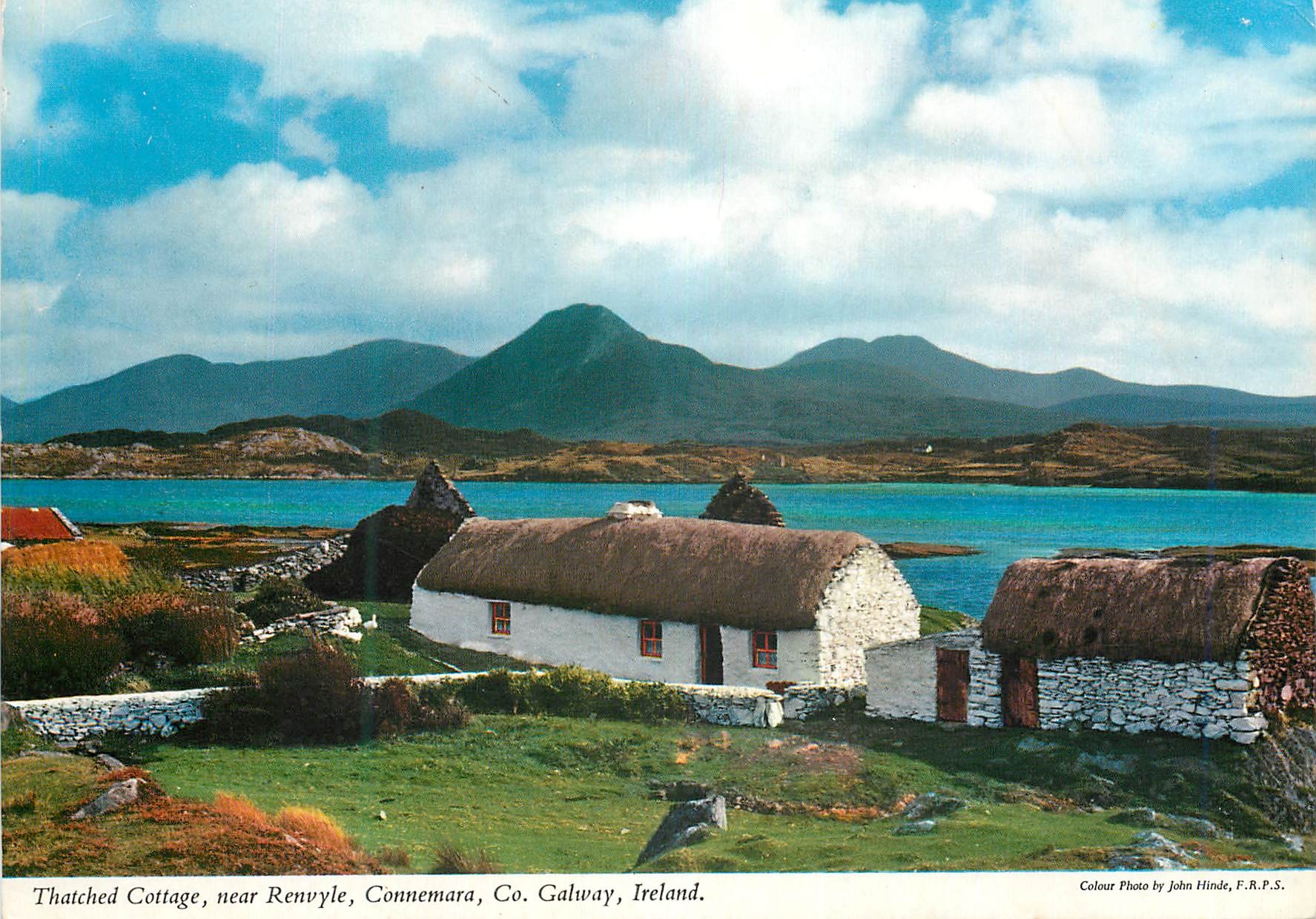 CPM Thatched cottage near Renvyle Connemara Co Galway Ireland 