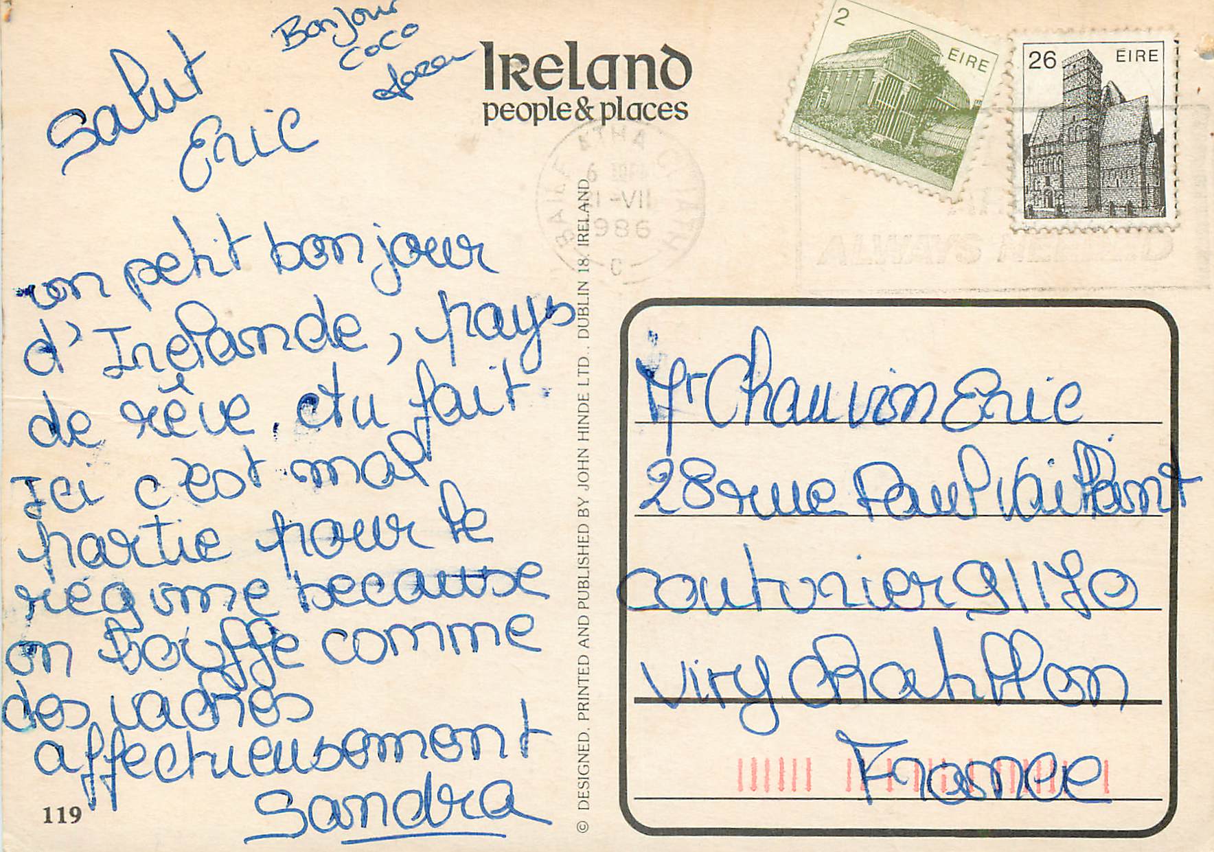 CPM Ireland people and places  — Rückseite
