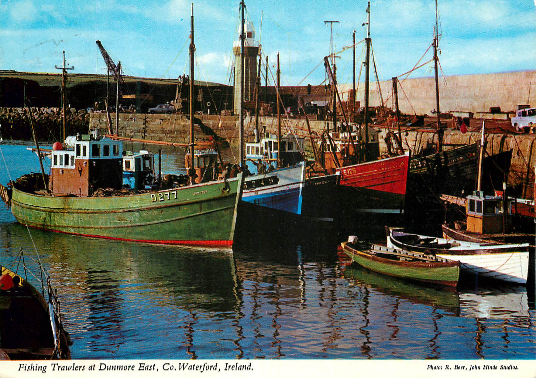 CPM Fishing trawlers at Dunmore East Co Waterford Ireland Bateaux de peche