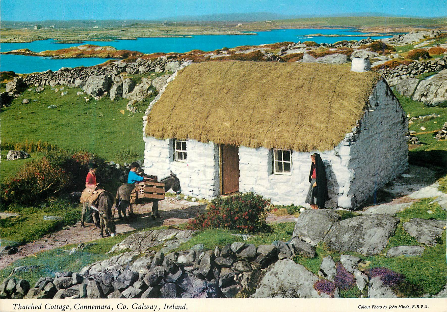 CPM Thatched Cottage Connemara Co Galway Ireland 