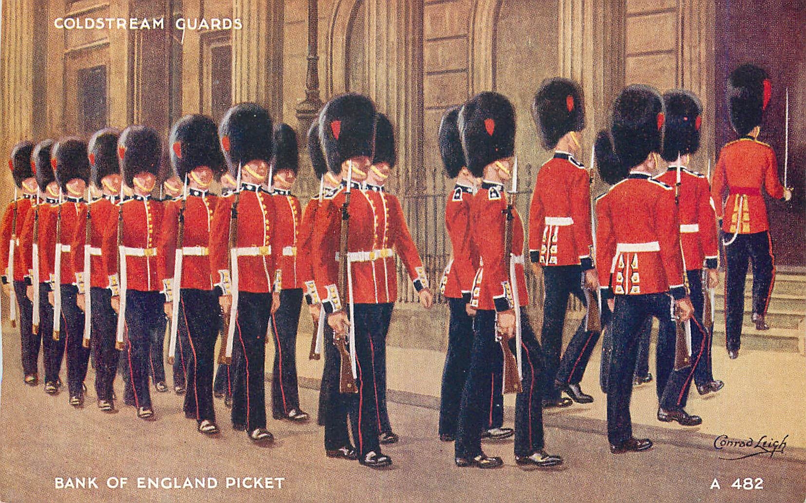 CPM Coldstream Guards Bank of England Picket  Militaria