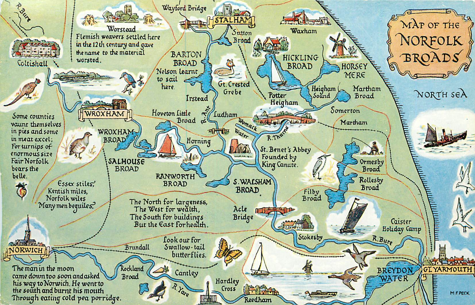 CPM Map of the Norfolk Broads 