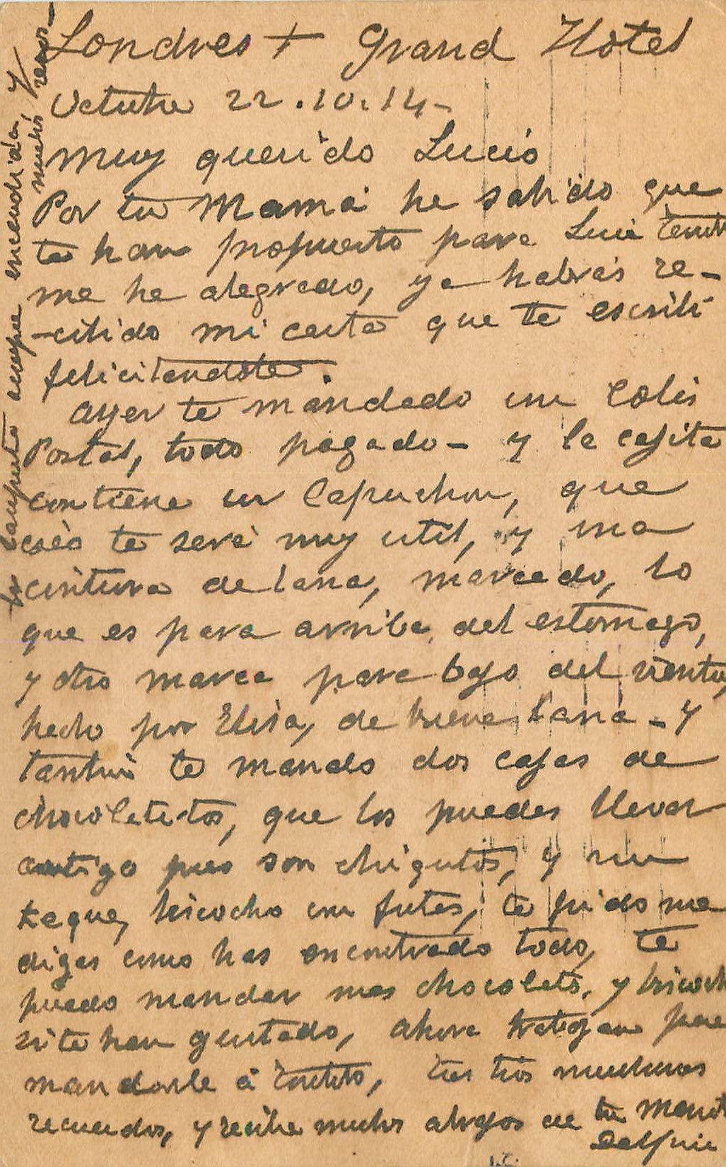 Entier Postal 1914 pour Sutton Meurthe et Moselle Militaria — Rückseite