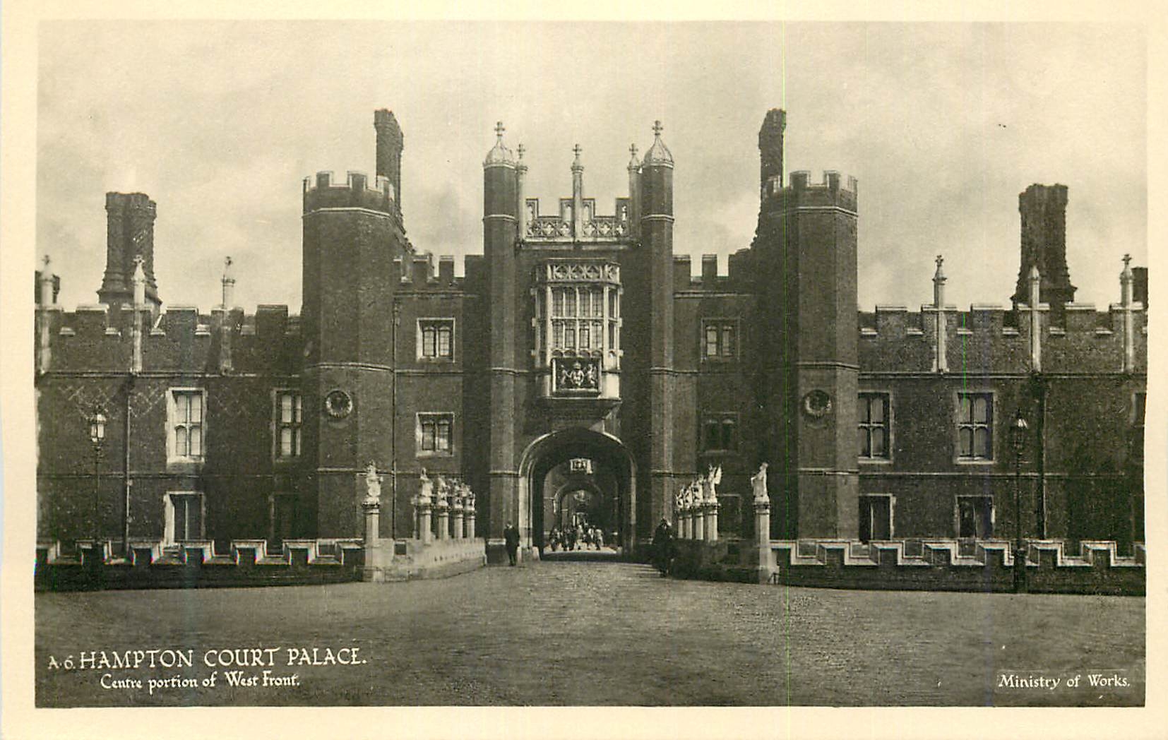 CPM Hampton COurt Palace Centre portion of west front 