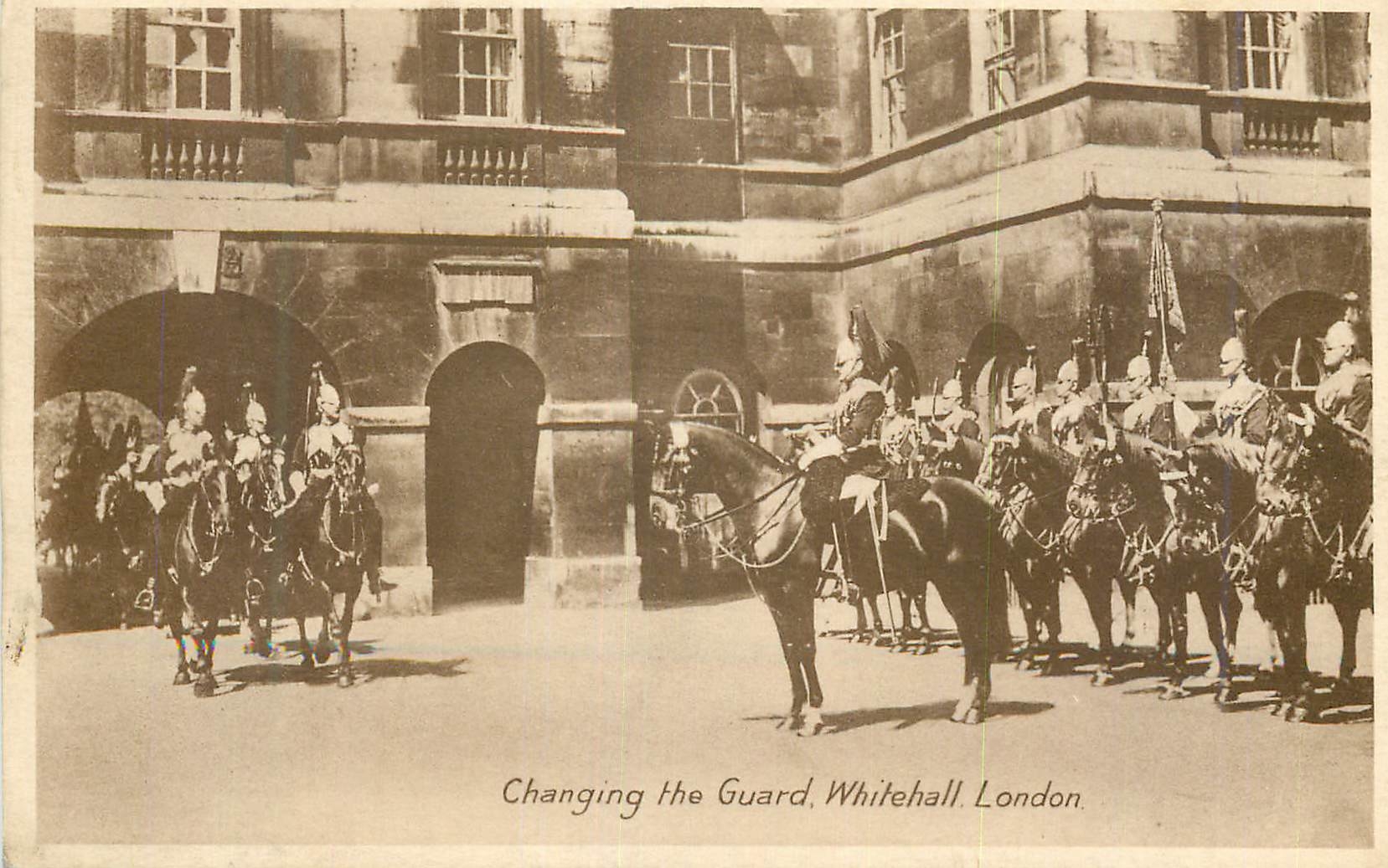 CPM Changing the guard Whitehall London Militaria