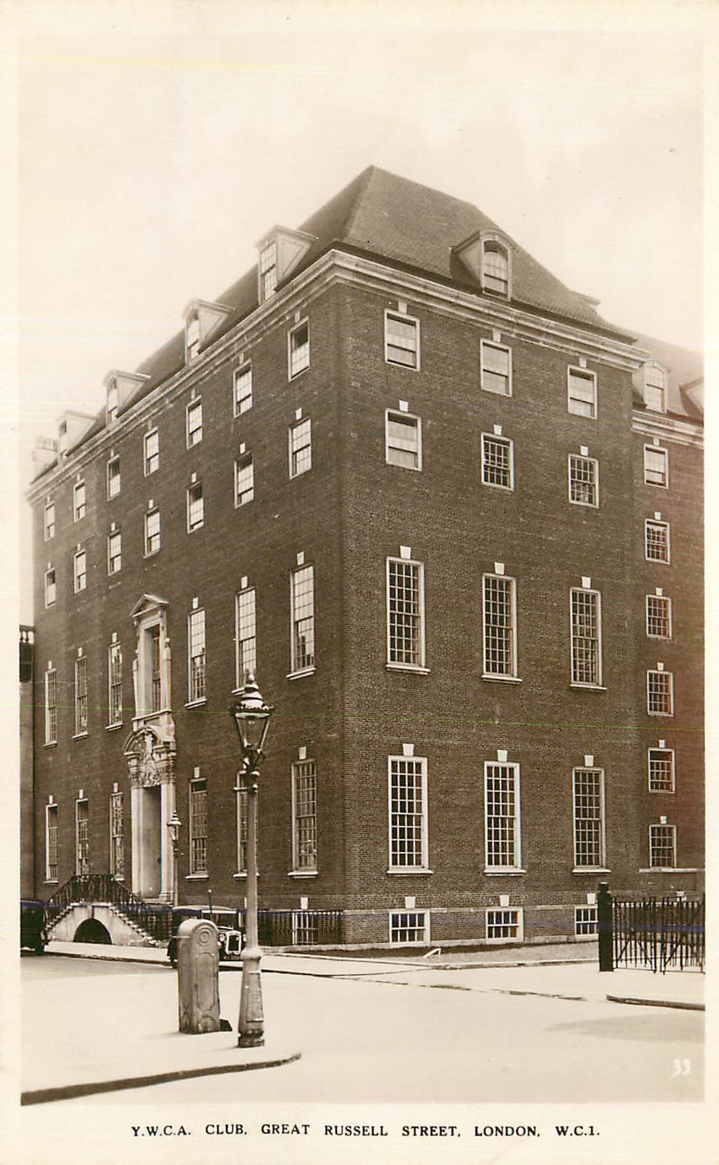 CPM YMCA Club Great Russell Street London 