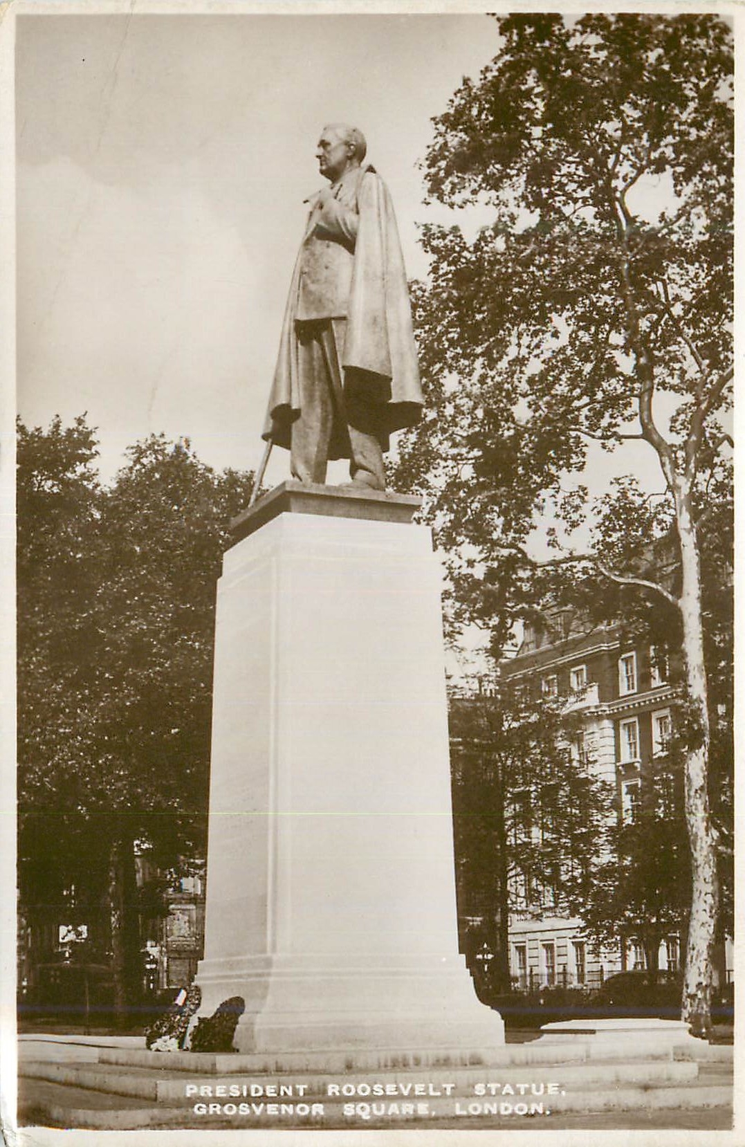 CPM President Roosevelt statue Governors Square London 