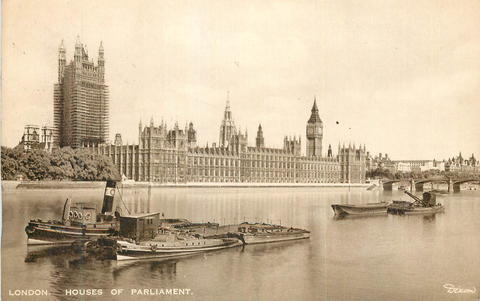 Londen. De Kamer van de Staten — Dixon's, serie-nummer niet zichtbaar