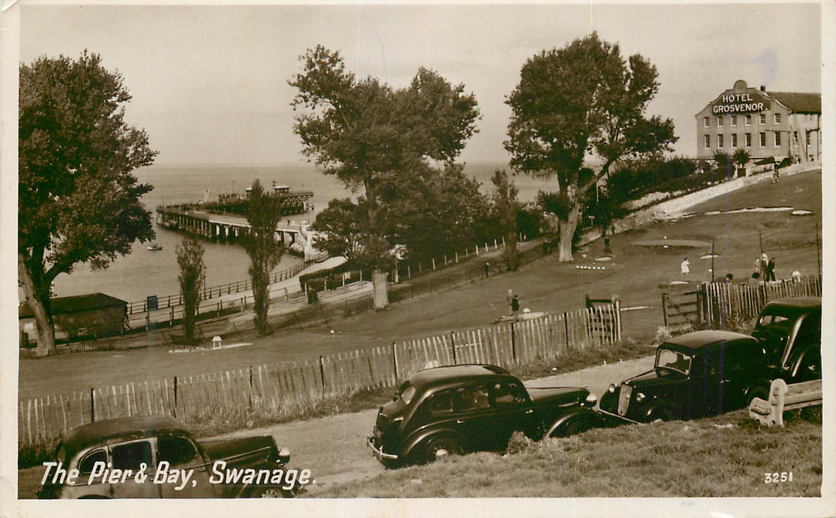 CPM The Pier Bay Swanage Automobile