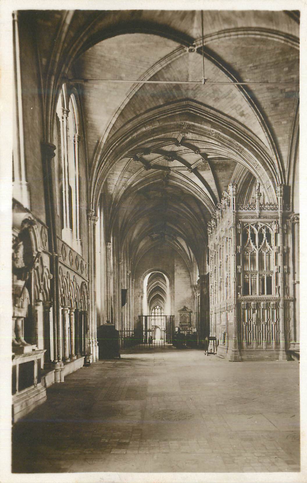CPM Southside of the Presbytery looking west showing Bishop Foxs chantry chapel 