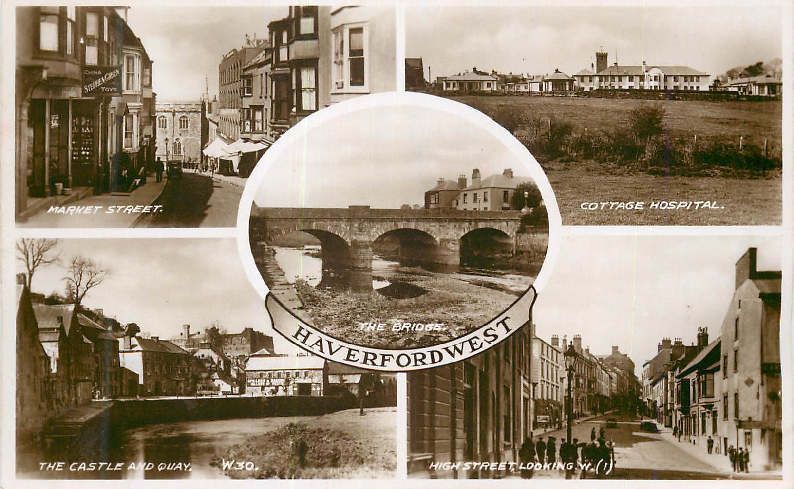 CPM Market Street Cottage Hospital The Castle and Quay Highstreet The Bridge Haverfordwest 