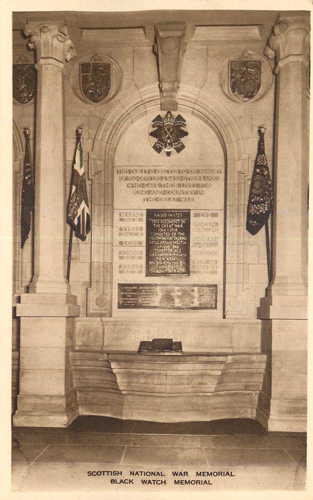 CPM Scottish National War Memorial Black Watch Memorial  Militaria